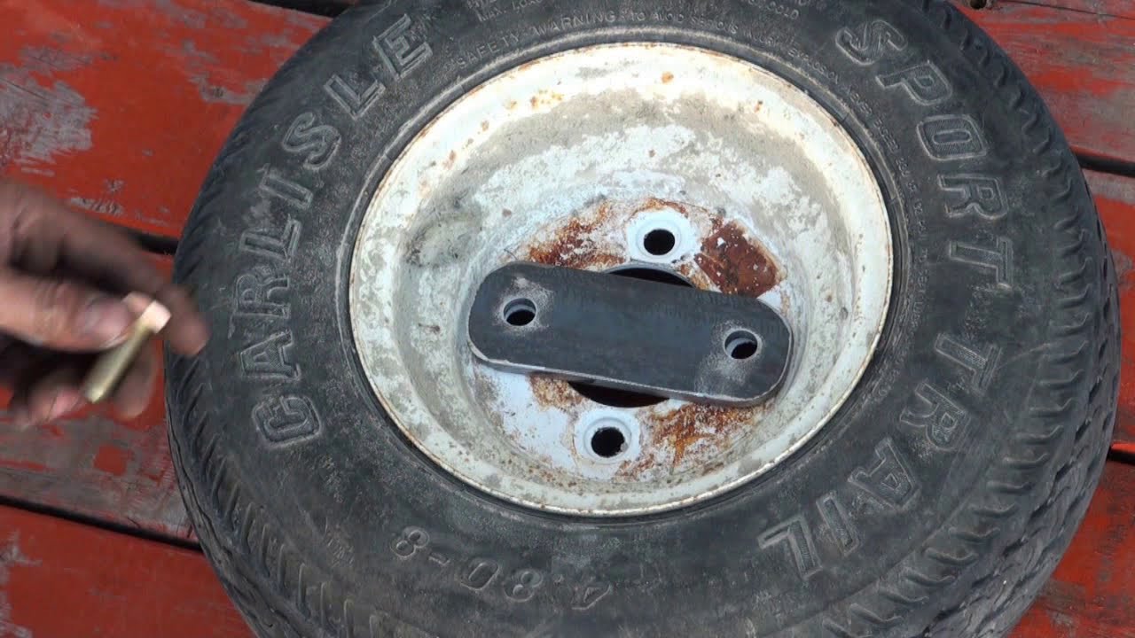 Building A Trailer Spare Wheel Holder YouTube
