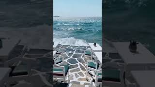 Most beautiful cafe in Mykonos, Greece ?? Video by: @adrianbaias