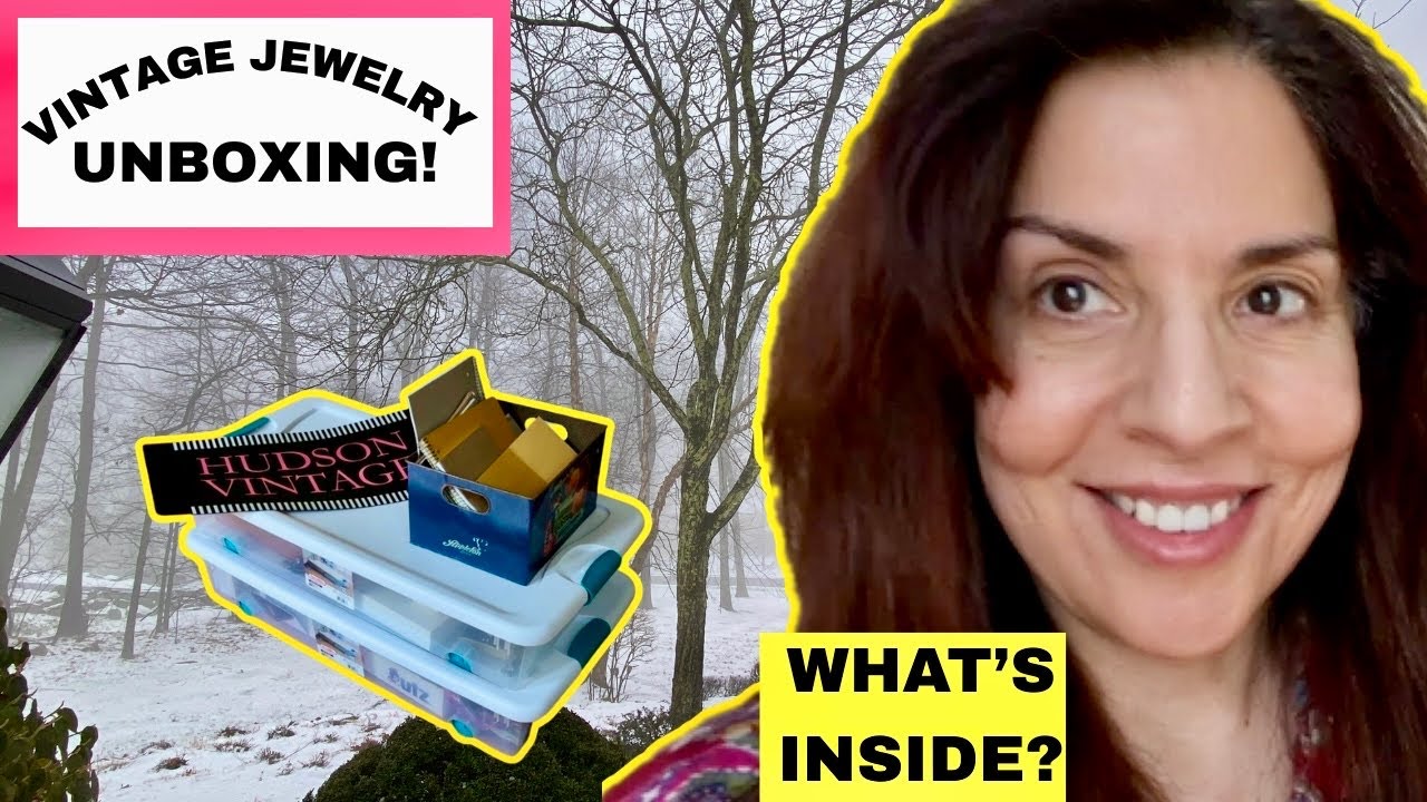 Распаковка винтажных украшений в снежный день! Что внутри? Моя потерянная коллекция.