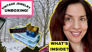 Snow Day Vintage Jewelry Unboxing! What's Inside? My Lost Collection