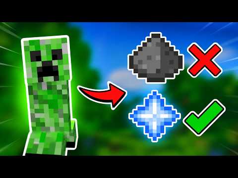 MINECRAFT pero los DROPS son ALEATORIOS 🎲