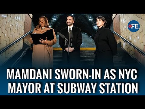 Video New York City Gets New Mayor: Zohran Mamdani Sworn In at Midnight | Historic First