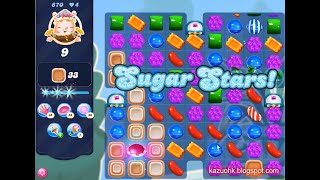 Candy Crush Saga Level 670 (Sugar stars, No boosters)