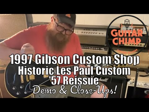 1997 Gibson Custom Shop Historic Les Paul Custom '57 Reissue Black