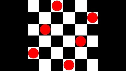 Backtracking algorithm for six queens problem