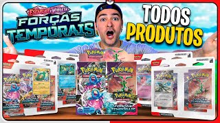 Abri TODOS PRODUTOS de FORÇAS TEMPORAIS do Pokémon TCG | MONTALVÃO CARTAS POKEMON