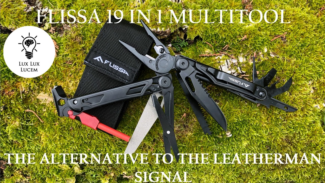 An alternative to Leatherman Signal: Flissa 19 in 1 multitool #edc