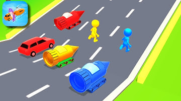 Shape Shifting 🏃‍♂️🚁🚗Max level Gameplay Walkthrough Part - 18 (iOS,Android) All levels