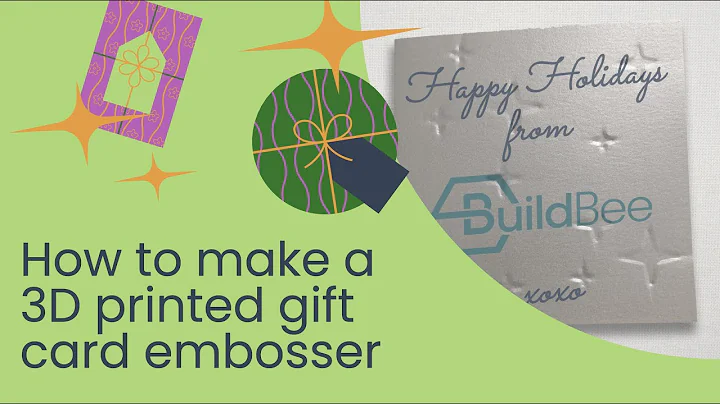How to make a 3D printed gift card embosser