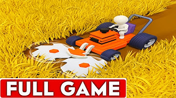 Stone Grass Mowing Simulator Full Game Walkthrough Longplay