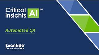 Automated QA