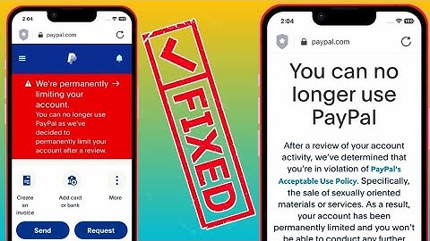 How to Restore Paypal Permanent Limited Account - The Sale of Sexually oriented material or Services