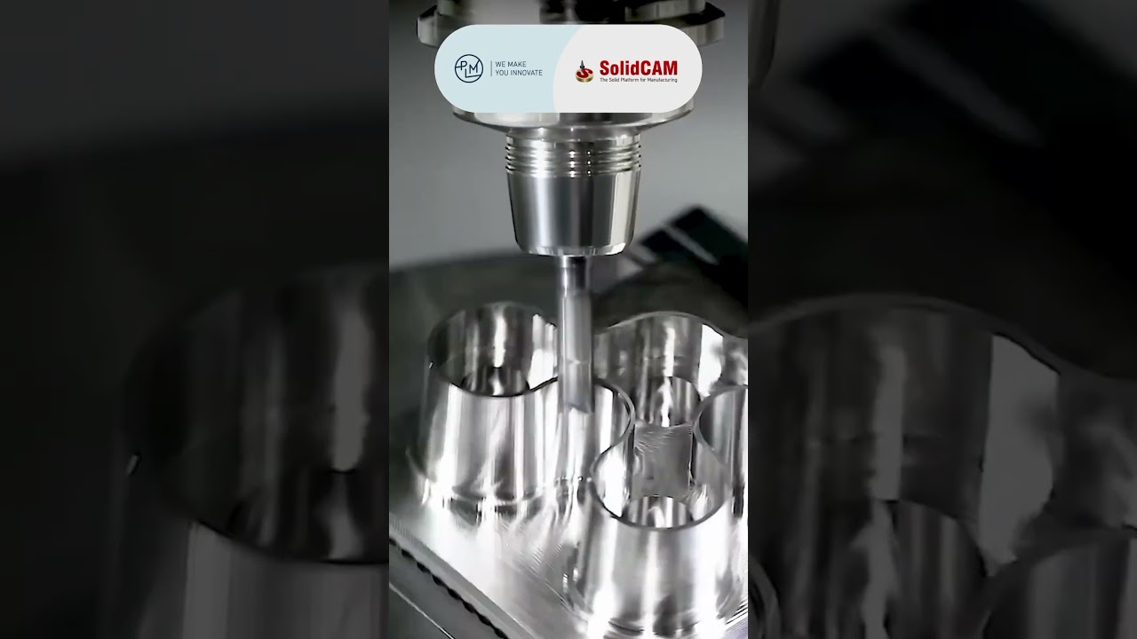 Simultaneous 5 axis SWARF milling | SolidCAM in Action