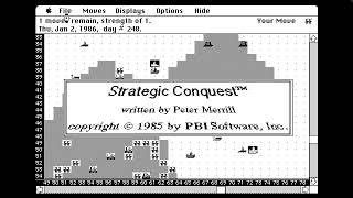 Moof A Day: Strategic Conquest (Macintosh, 1985)