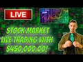 STOCK MARKET LIVE TRADING WITH $450,000.00! Robinhood Investing TD AMERITRADE