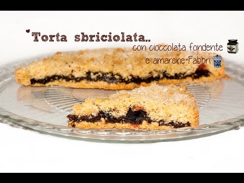 Torta Sbriciolata con Cioccolata e Amarene Fabbri