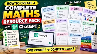 How to Create a Complete Maths Resource Pack with ChatGPT | For Teachers