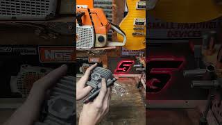 HORRIBLY designed cheap aftermarket Stihl cylinder... quality costs💰💵🤑