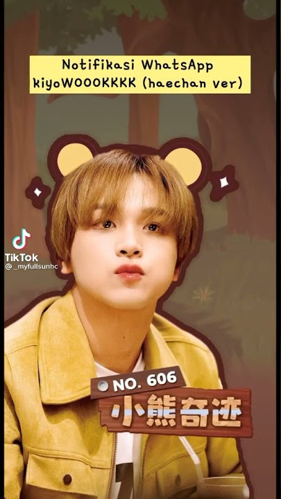 notif wa haechan kiyowok #nct #nctdream #nct127 #haechan