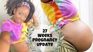 27 WEEKS PREGNANCY UPDATE | Iron Deficiency, Pregnancy Mask, Belly Bump, Driving on St.Thomas, VI