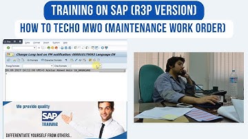 SAP How to TECHO MWO (Maintenance Work Order) SAP (R3P Version), Enterprise Resource Planning ERP