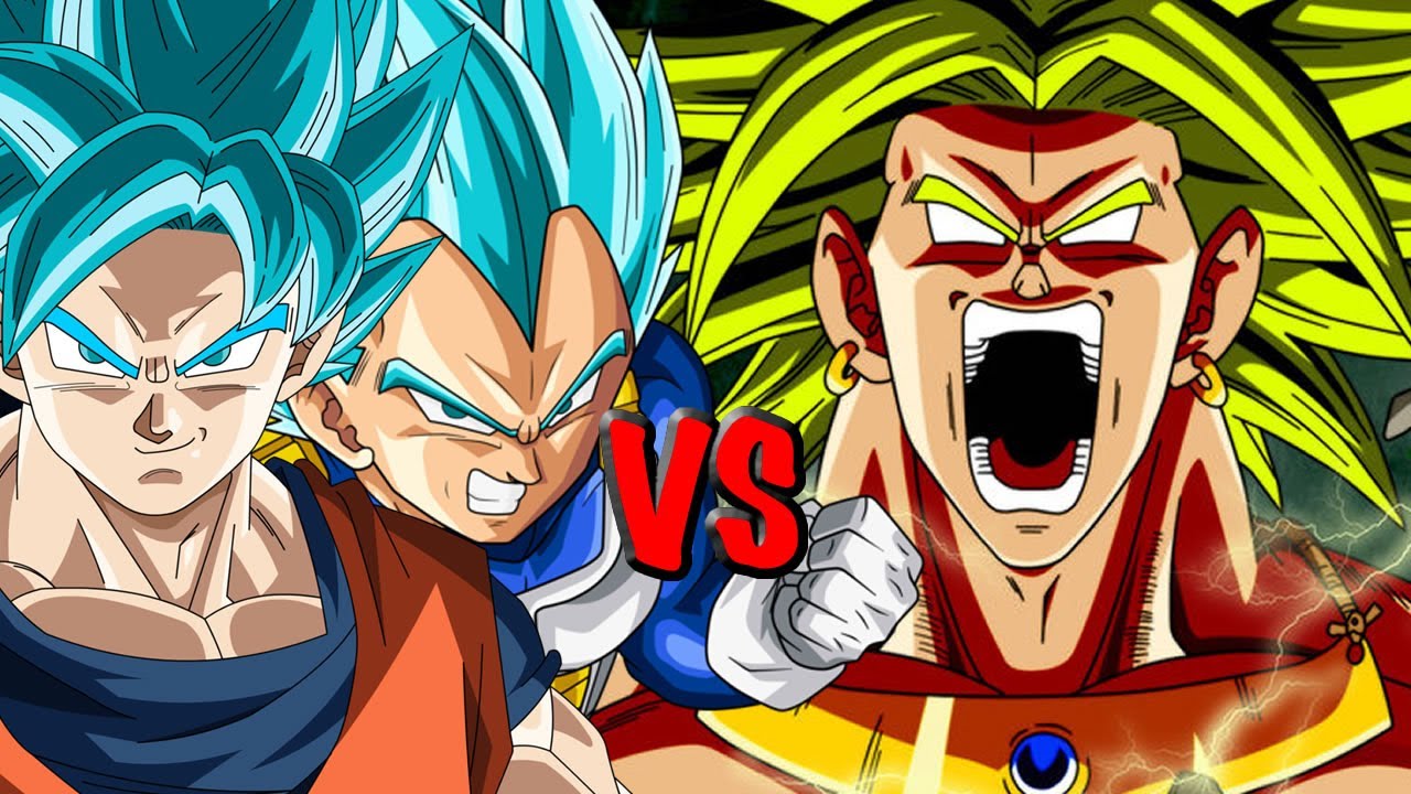 goku and vegeta vs broly