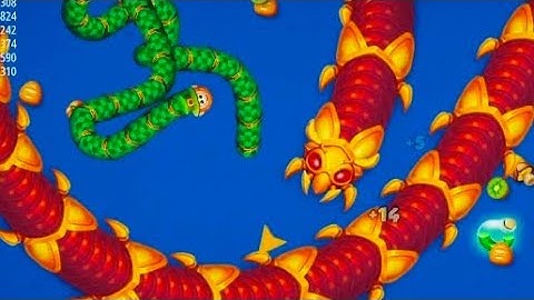 Day-1Wormate.io Best Trolling Pro Never Mess With Tiny Snake Epic Wormateio Funny/Best Moments! 4K 