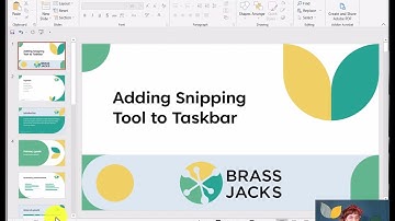 Adding Snipping Tool Taskbar