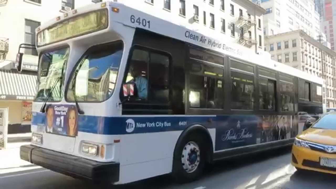 NYC Bus Special: Washington Hts bound Orion VII 6401(Li-ion) M5 LTD at Chambers St/W Broadway