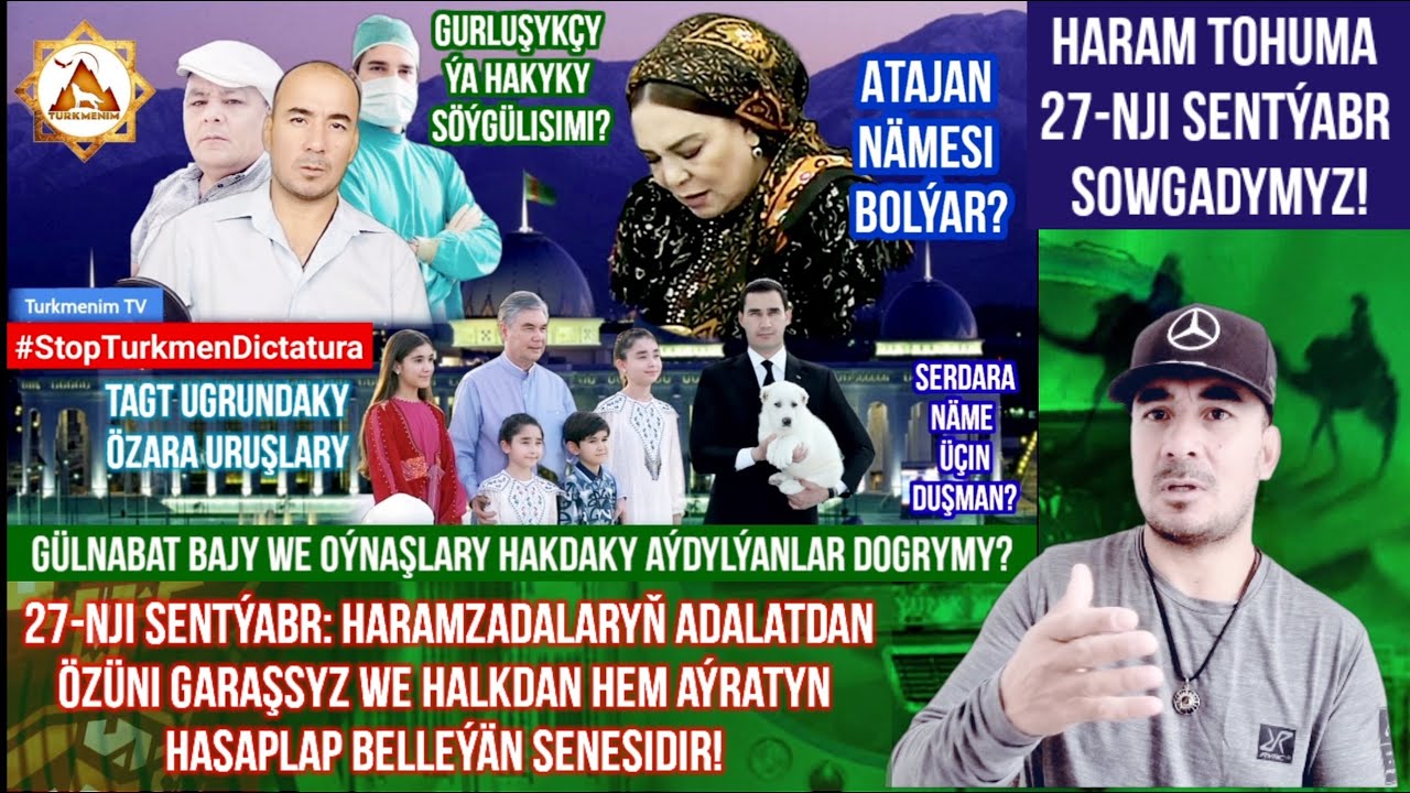 @Turkmenim Gülnabat bajy we oýnaşlary hakynda Haramlaryň 27-nji sentýabr baýramyna sowgat bolsun!