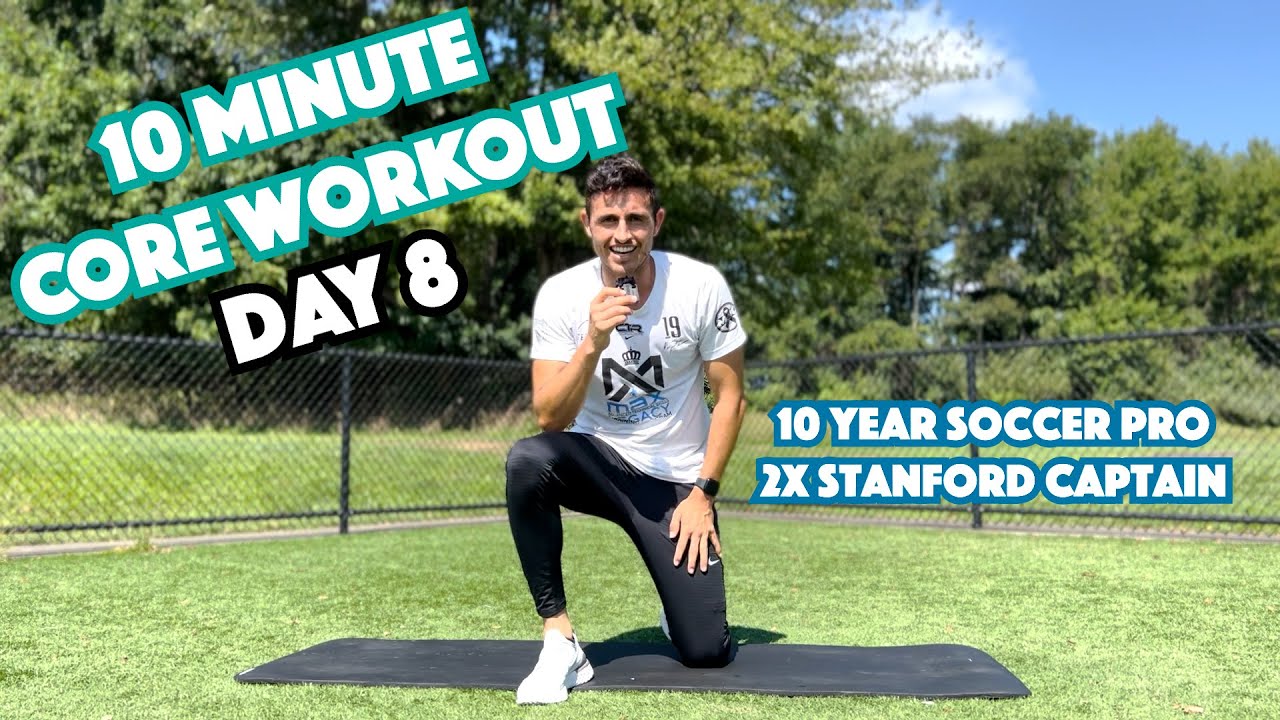 10 Minute CORE Workout (No Equipment) - Day 8 - YouTube