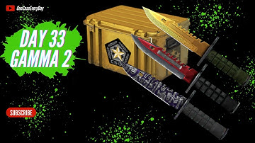Opening one CSGO case every day until I get a Gold DAY 33