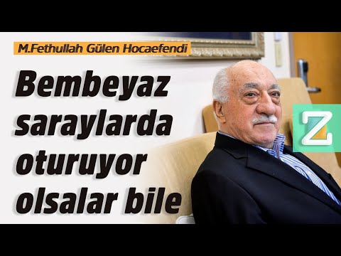 Bembeyaz Saraylarda Oturuyor