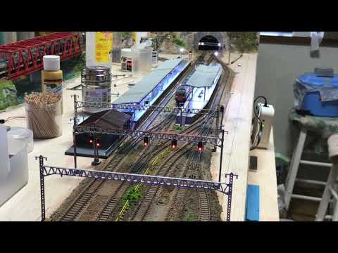 鉄道模型　Nゲージ　Bトレイン　DCC Dsairによる自動運転