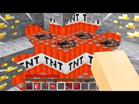 Minecraft But Everything I Touch Turns Tnt