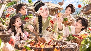 Reborn as villainess–awakens god-tier cooking, feeds family, all fall for her and spoil her rotten!