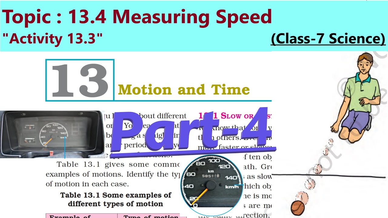 Class 7 Science Ch 13 Motion and Time chapter reading Part-4 - YouTube