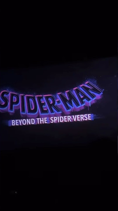 SPIDERMAN ACROSS THE SPIDER-VERSE POST CREDIT SCENE