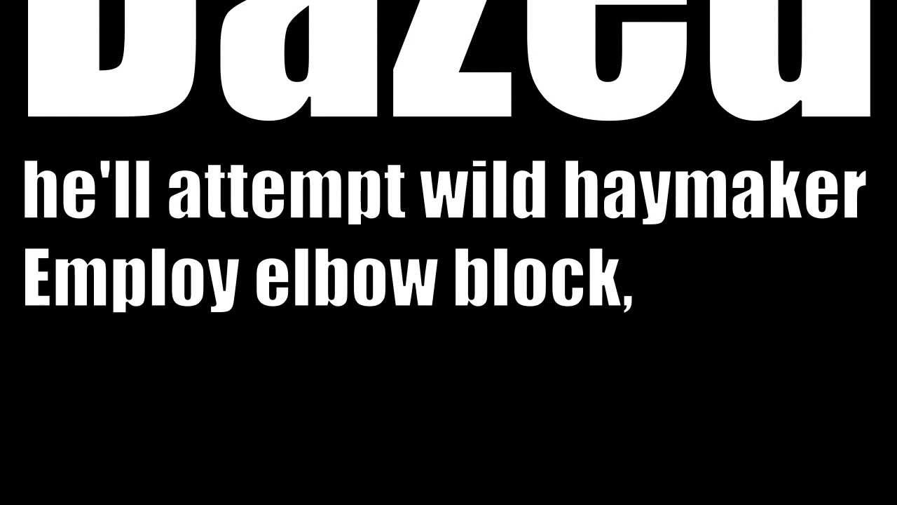 Digital Media Creation : Typographic - Sherlock Holmes ;Fight Scence