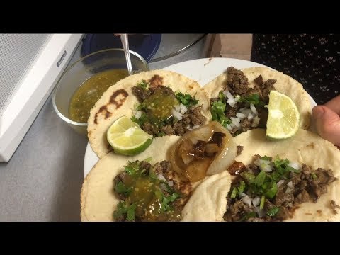 COMO HACER TACOS DE CARNE ASADA RAPIDO Y FACIL| RECETA DE TACOS DE ASADA| PASO A PASO