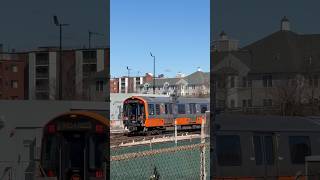 MBTA Orange line action at Wellington