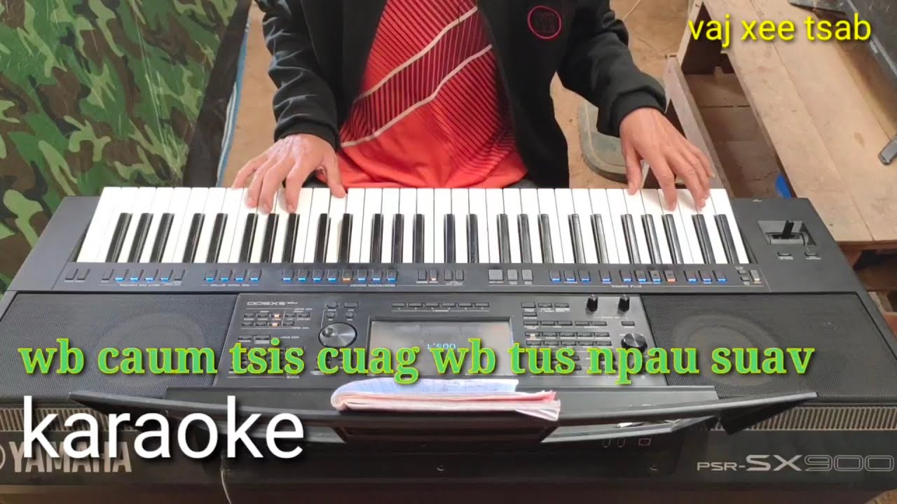 wb caum tsis cuag wb tus npau suav karaoke 3Cha ເສບສົດ