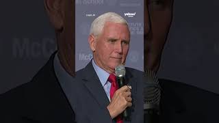 Pence asked if he'd support Trump on a 2024 presidential ticket #shorts