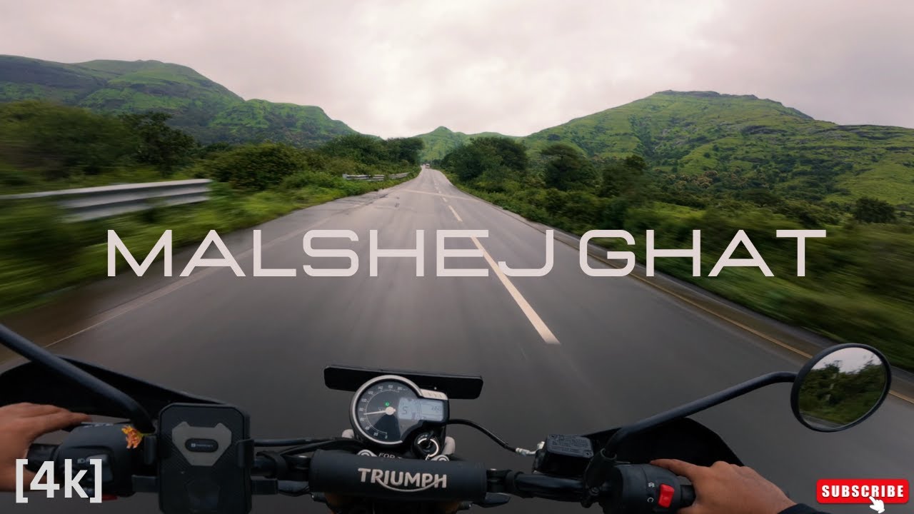 Malshej Ghat in Monsoon | Scenic Ride POV 4K | Triumph Scrambler 400X Bike Ride | DJI Action 5 Pro