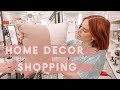 VLOG: Home Decor Shopping / LIVING ROOM TOUR