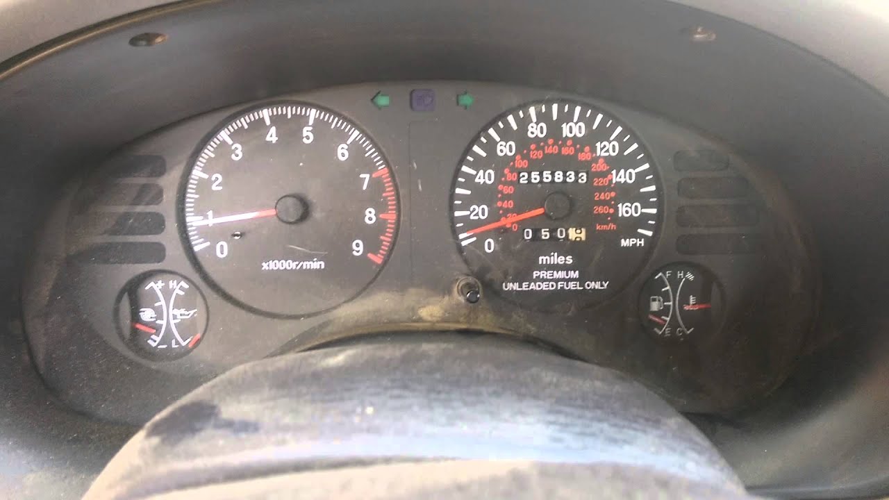 1995 eclipse gsx Speedo/tachometer/odometer issues YouTube