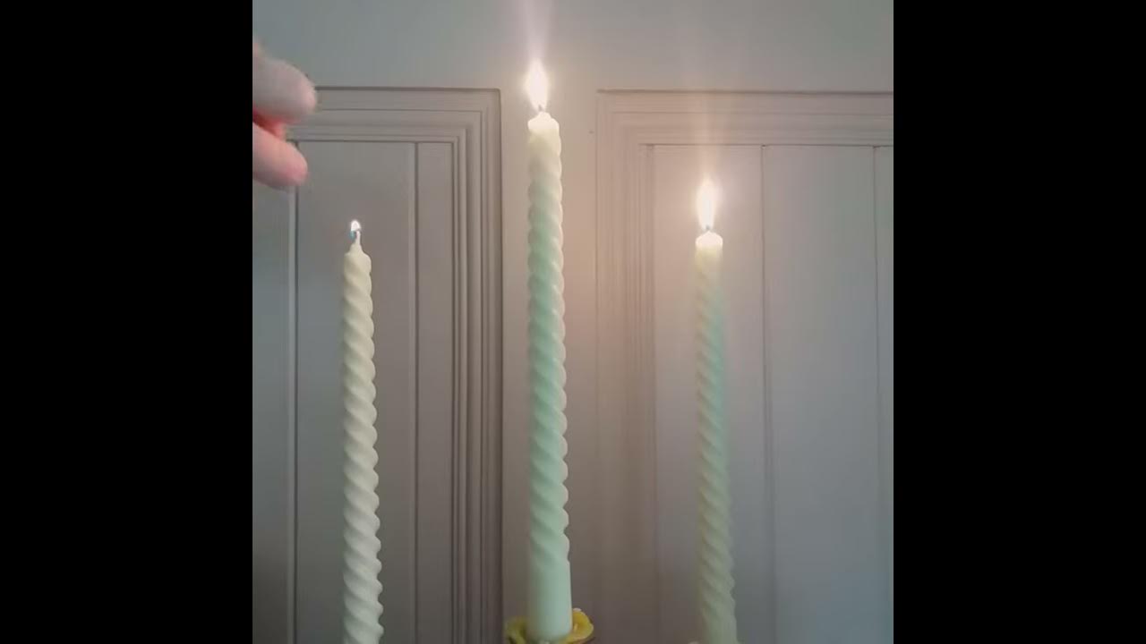Twisted beeswax candles YouTube