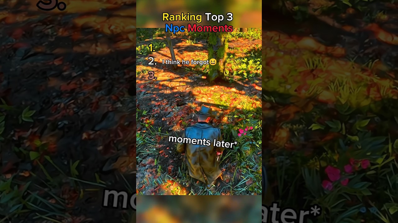 Top 3 FUNNY npc moments (This is pure comedy🤣) 