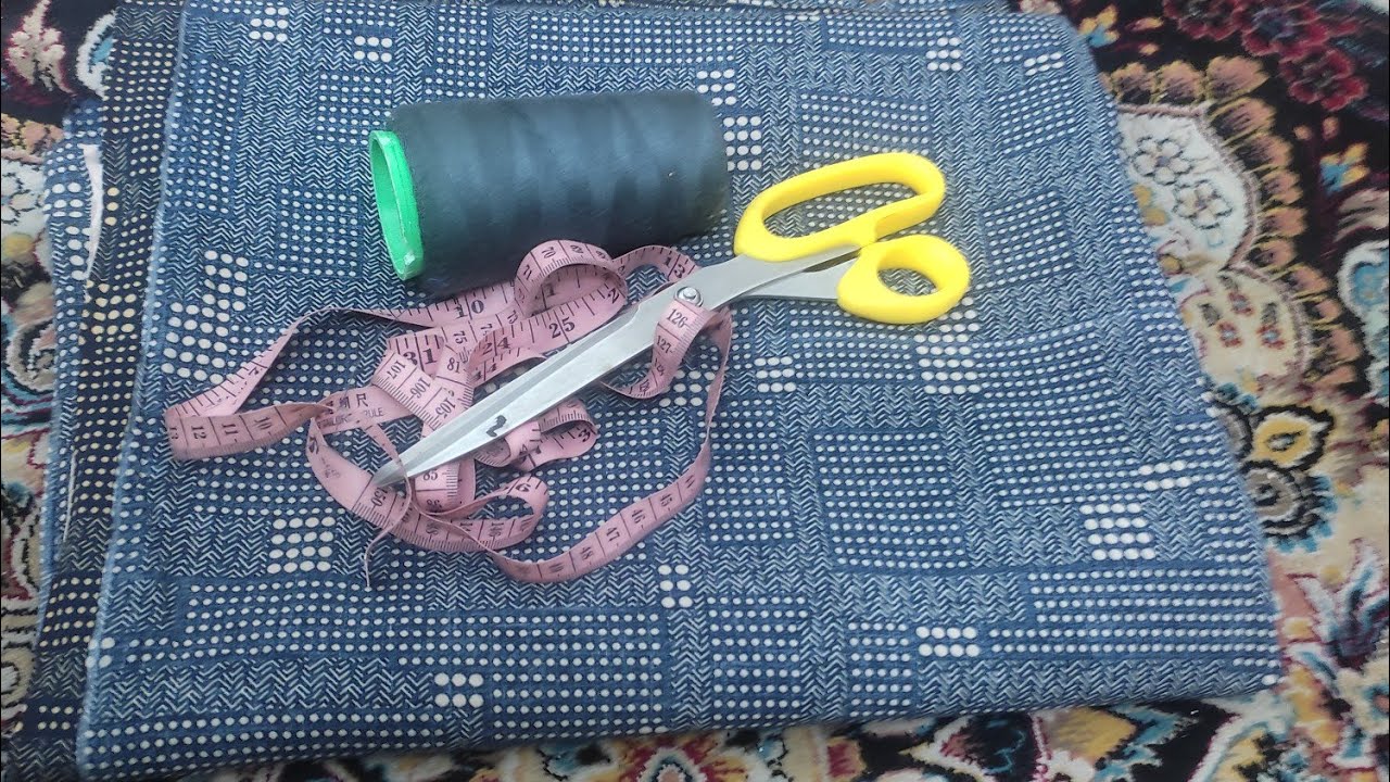 فصال وخياطةدشداشة ابو الزخمتين تعلمي الخياطة وانتي بالبيت