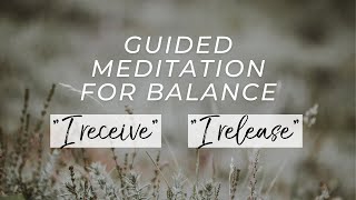 Nervous System Reset Meditation for Balance 15 Minutes 'I receive/I release' by Caren Hope 12,214 views 1 year ago 15 minutes